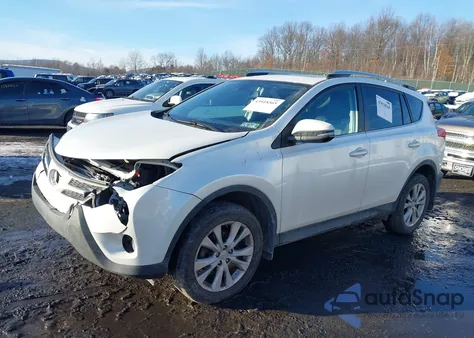 2014 Toyota Rav4 Limited из США, поврежденный, VIN 2T3DFREV4EW161317